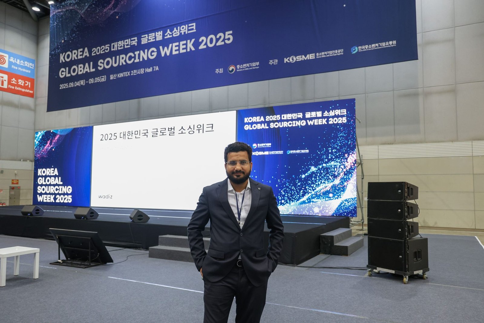 Kashif Ibraheem at Korea Global Sourcing Week 2025, KINTEX Hall 7A